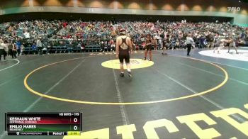 175 lbs Prelim - Keshaun White, Centennial (Corona) vs Emilio Mares, Roosevelt