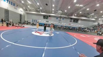 105 lbs Cons. Semi - Reo Edwards, Wright Gladiators Wrestling Club vs Skylar Howe, Camel Kids Wrestling