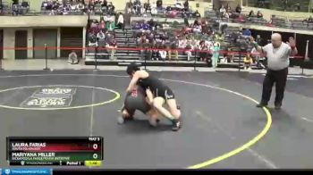 107 lbs Champ. Round 1 - Mariyana Miller, Kickapoo/La Farge/Youth Initiative vs Laura Farias, South Milwaukee
