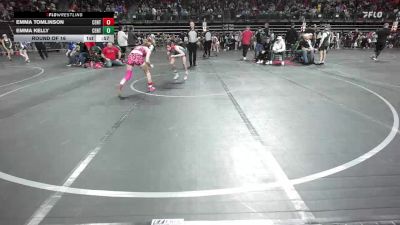 95 lbs Round Of 16 - Emma Tomlinson, Centurion vs Emma Kelly, Central Youth Wrestling