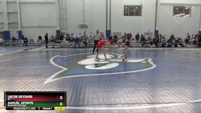 125 lbs Cons. Round 5 - Samuel Aponte, Roanoke College vs Jacob Deysher, RIT