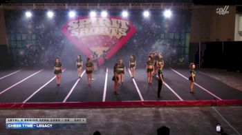 Cheer Tyme - Legacy [2026 L4 Senior Open Coed - D2 Day 1] 2026 Spirit Sports Hershey Nationals