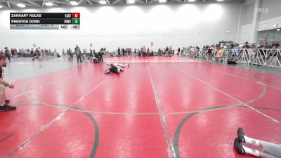 100 lbs Rr Rnd 3 - Zakkary Kulas, East Carolina Elite - EL vs Preston Dorn, TDWC Minions Blue - EL