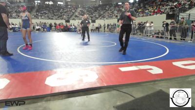 113 lbs Round Of 32 - Kaydeance Thompson, Collinsville Junior High vs Ella Huddleston, Little Axe Women?s Wrestling
