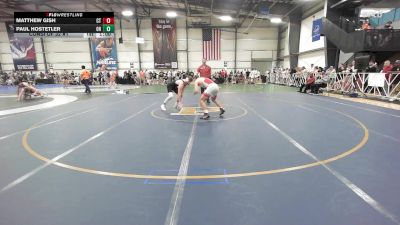 160 lbs Consi Of 32 #1 - Matthew Gish, CT vs Paul Hostetler, OH