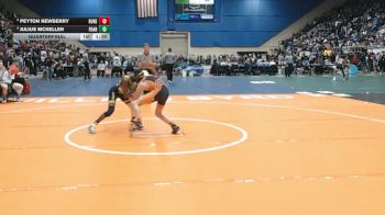 1 - 113 lbs Quarterfinal - Peyton Newberry, Rural Retreat vs Julius Mckeller, Franklin