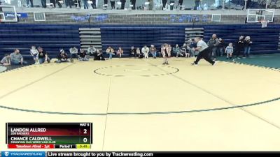 60/65 Round 1 - Landon Allred, 208 Badgers vs Chance Caldwell, Mountain Man Wrestling Club