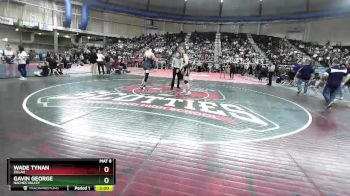 1A West 144 lbs Semifinal - Gavin George, Naches Valley vs Wade Tynan, Zillah