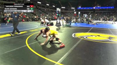 105 lbs Round Of 32 - Kayliegh Fernandez, Golden West (CS) vs Olive Lechiara, Temecula Valley (SS)