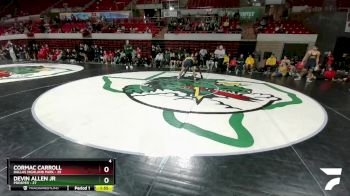 190 lbs Placement (4 Team) - Cormac Carroll, Dallas Highland Park vs Devin Allen Jr, Prosper