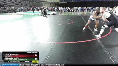 97 lbs Quarterfinal - Gregory Smith, White River Hornets Wrestling Club vs TreJon House, Washington