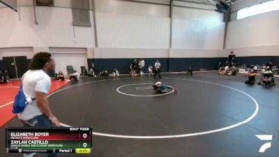 50 lbs Round 2 - Zaylah Castillo, Gracie Barra Westchase Wrestling Club vs Elizabeth Boyer, ReZults Wrestling