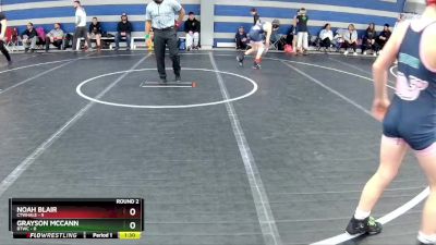 84 lbs Round 2 (8 Team) - Noah Blair, CTWHALE vs Grayson McCann, BTWC