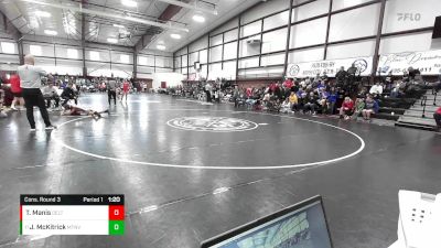 106 lbs Cons. Round 3 - Jaxon McKitrick, Mountain View vs Traeton Manis, Delta