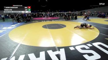 3A Boys 157 lbs Cons. Round 2 - Jaden Burkhart, Douglas Boys vs Riggs Lym, Lakeview Boys