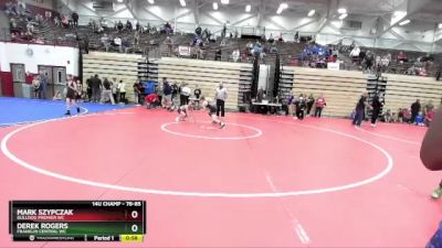 78-85 lbs Round 1 - Derek Rogers, Franklin Central WC vs Mark Szypczak, Bulldog Premier WC