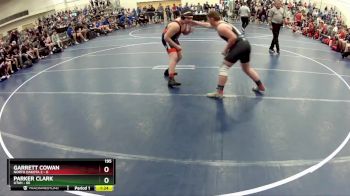 195 lbs Round 4 (6 Team) - Parker Clark, Utah vs Garrett Cowan, North Dakota 2