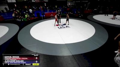 86 lbs Round 1 - Samuel Briggs, Community Youth Center - Concord Campus Wrestling vs Alexander Guillen, Lion Of Judah Wrestling Academy