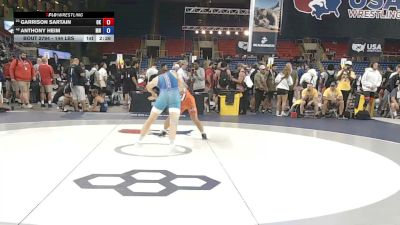 144 lbs Cons. Rd Of 32 - Garrison Sartain, Oklahoma vs Anthony Heim, Minnesota