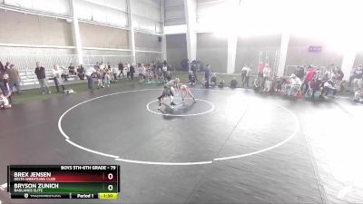 79 lbs Semifinal - Bryson Zunich, Badlands Elite vs Brex Jensen, Delta Wrestling Club