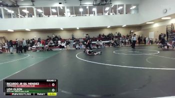 70 lbs Round 3 - Ricardo Jr Gil Mendez, Toppenish USA Wrestling Club vs Levi Olson, Outlaw Wrestling Club