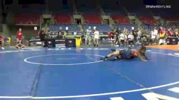 112 lbs Consi Of 16 #1 - Josiah Ortiz, Kansas vs Caitlyn Kelley, Wisconsin