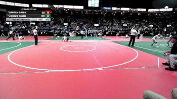 96 lbs Quarterfinal - Jordan Bates, BEA2 vs Carter Smith, BTWA
