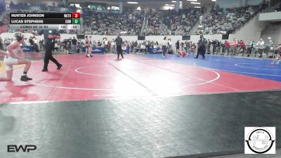 101 lbs Consi Of 32 #2 - Hunter Johnson, Watonga Youth Wrestling vs Lucas Stephens, Coweta