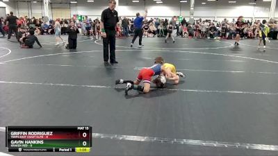 56 lbs Round 7 (8 Team) - Griffin Rodriguez, Terps East Coast Elite vs Gavin Hankins, Kraken Red