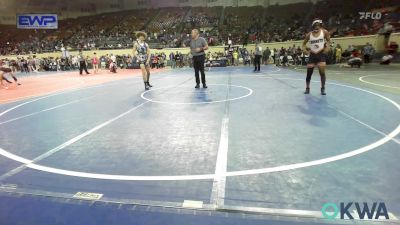 132 lbs Round Of 16 - Zavian Jamerson, Tulsa Blue T Panthers vs Elijah Davis, Lions Wrestling Academy