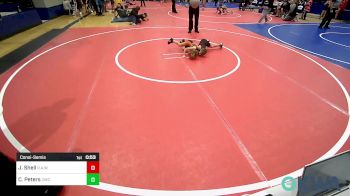 49 lbs Consolation - Jace Shell, R.A.W. vs Chance Peters, Claremore Wrestling Club