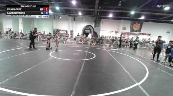 58 lbs Quarterfinal - Avian Lopez, Hotshots Wrestling vs David Navarro, Vail Wr Acd