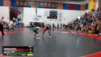 157 lbs Semifinal - Jaysaun Scott, Evergreen (Vancouver) vs Roman Tubay, Ida B. Wells