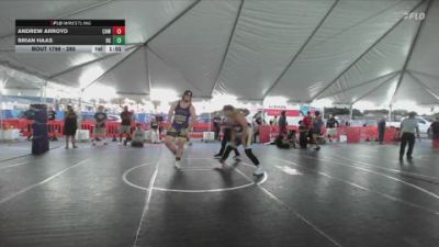 285 lbs Semifinal - Brian Haas, Bell Gardens vs Andrew Arroyo, Clovis High Wrestling