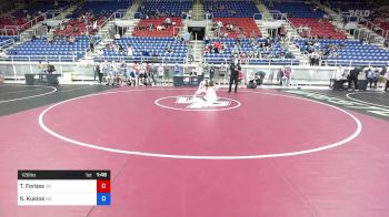 126 lbs Cons 64 #1 - Trayton Forbes, Oregon vs Seamus Kuklok, North Dakota