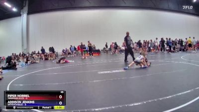 45 lbs Round 2 (8 Team) - Addison Jenkins, Untouchables vs Piper Norrel, Takedown Elite