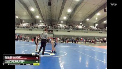 65C Quarterfinal - Nash Weixeldorfer, Lee`s Summit Wrestling Club vs Gunner Langley, Team North Stars Wrestling Club