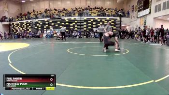 157 lbs Quarterfinal - Phil Partin, MANCHESTER vs Matthew Plum, MOGADORE