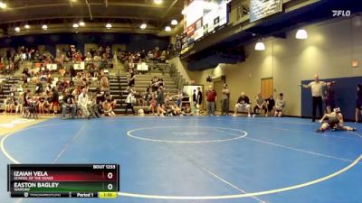 92-100 lbs Semifinal - Easton Bagley, Warsaw vs Izaiah Vela, School Of The Osage