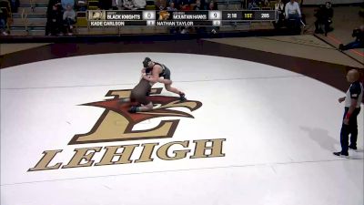 285 lbs - Nathan Taylor, Lehigh vs Kade Carlson, Army