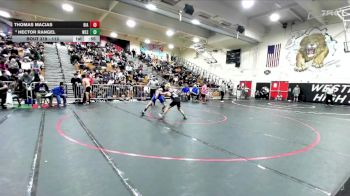 113 lbs Cons. Round 2 - Thomas Macias, Rialto vs Hector Rangel, Western
