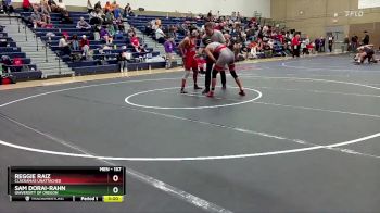 157 lbs Champ. Round 2 - Reggie Raiz, Clackamas Unattached vs Sam Dorai-rahn, University Of Oregon