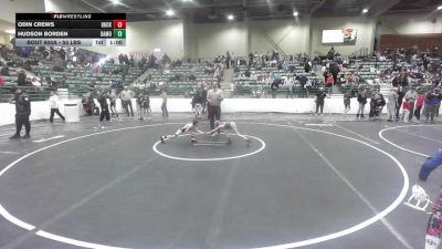 50 lbs Round Of 32 - Odin Crews, Buckaroo WC vs Hudson Borden, Damonte Mustangs WC