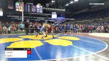 145 lbs Cons 16 #2 - Jack Ganos, Wisconsin vs Edward Scott, Pennsylvania