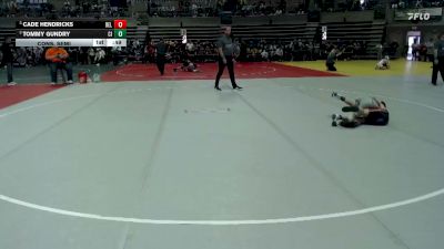 85 lbs Cons. Semi - Cade Hendricks, Delano vs Tommy Gundry, Crosby Ironton