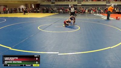 70 lbs Cons. Round 1 - Brooks Knutson, K-M vs Liam Schutte, Mankato West