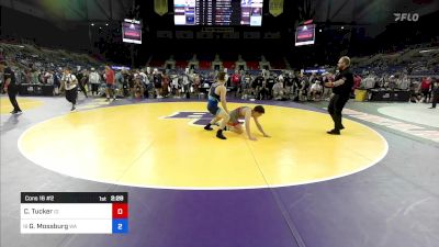 150 lbs Cons 16 #2 - Colton Tucker, ID vs Gil Mossburg, WA