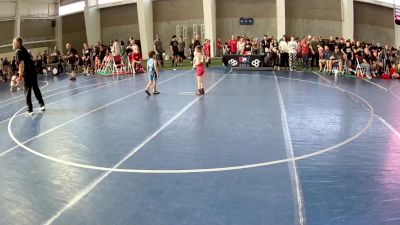 43 lbs Champ. Round 3 - Zayn Sandoval, California vs Isaiah Zapata, Colorado