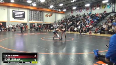 N-13 lbs Quarterfinal - Kacen Furnish, Hammerin Hawks vs Ryker Heishman, Benton Community Wrestling