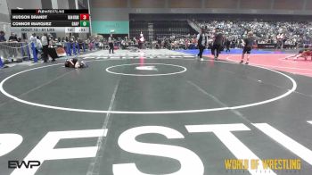 61 lbs Round Of 32 - Hudson Brandt, Fallon Outlaws Wrestling Club vs Connor Marquez, Grappling Arts Of Stockton